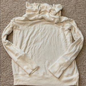 loose neck or off the shoulder white long sleeve!